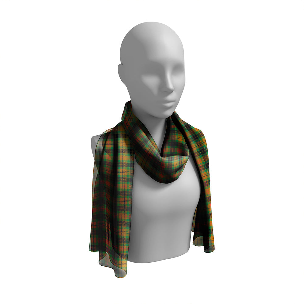 Buchanan Hunting #1 Ancient Tartan Classic Silk Habotai Long Scarf