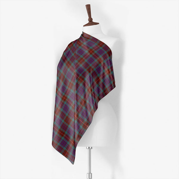 Buchanan Hunting #1 Weathered Tartan Classic Silk Habotai Square Scarf