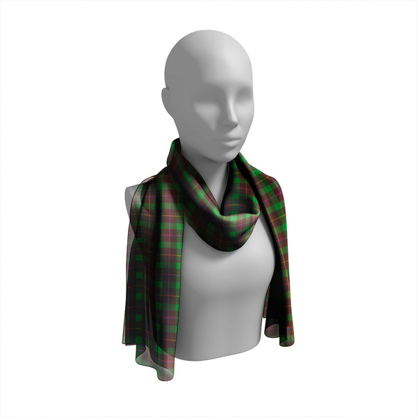 Buchanan Hunting #2 Modern Tartan Classic Silk Habotai Long Scarf