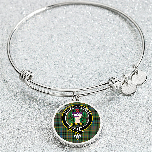 Buchanan Hunting #4 Ancient Clan Badge Tartan Classic Circle Bangle