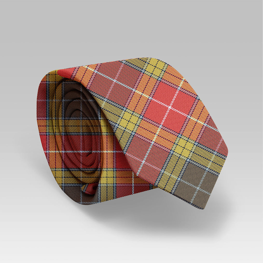 Buchanan Old Set Weathered Tartan Classic Tie