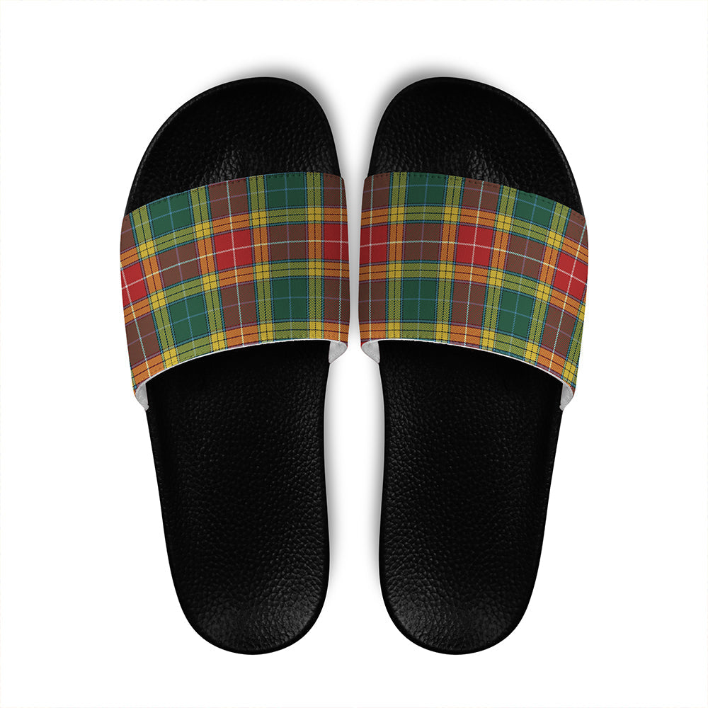 Buchanan Old Set Weathered Tartan Classic Slide Sandals