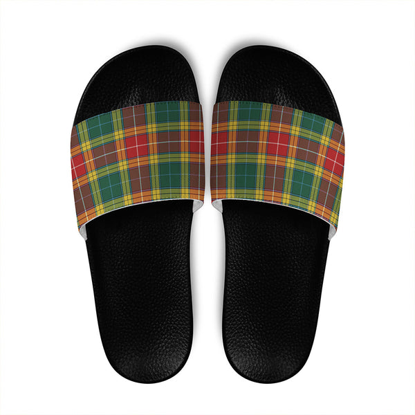 Buchanan Old Set Weathered Tartan Classic Slide Sandals