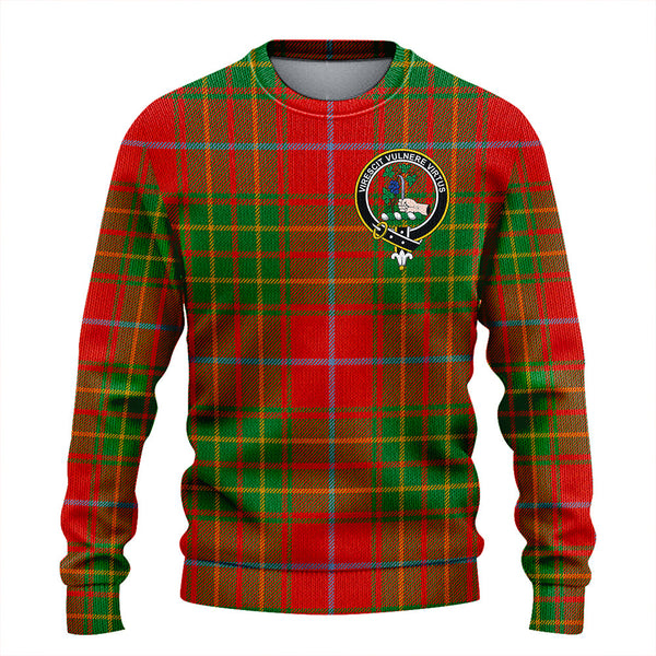 Burnett Ancient Clan Badge Tartan Knitted Sweater