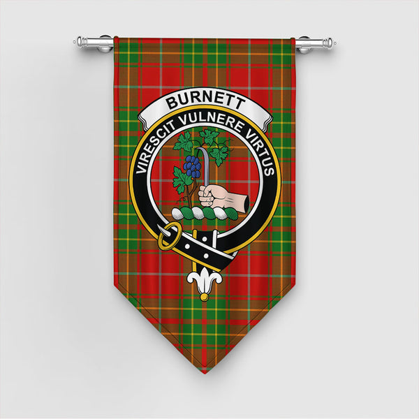 Burnett Ancient Tartan Classic Crest Gonfalon