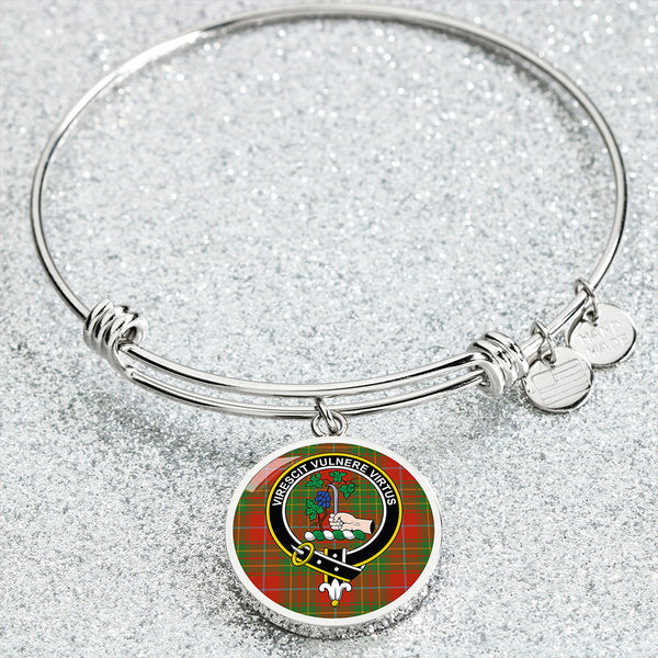 Burnett Ancient Clan Badge Tartan Classic Circle Bangle