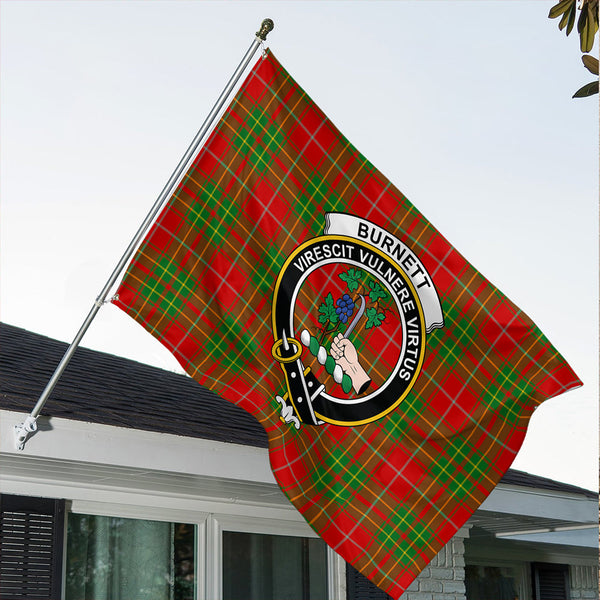 Burnett Ancient Classic Crest House Flag