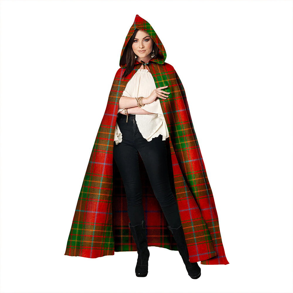 Burnett Ancient Clan Badge Tartan Hooded Cloak