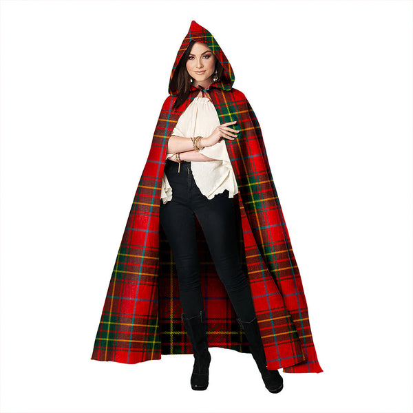 Burnett Modern Clan Badge Tartan Hooded Cloak