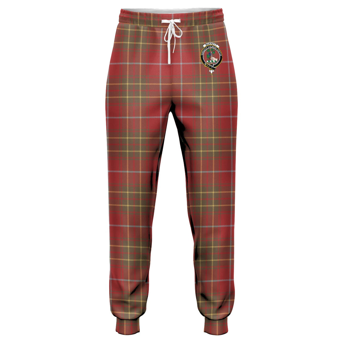 Burnett Weathered Clan Badge Tartan Jogger Pants