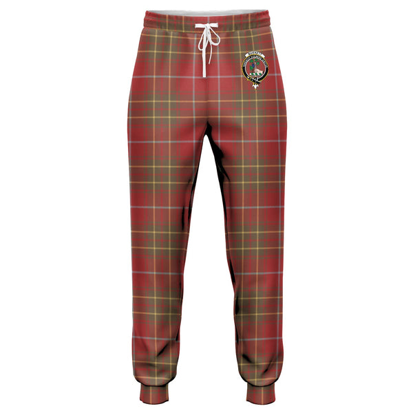 Burnett Weathered Clan Badge Tartan Jogger Pants