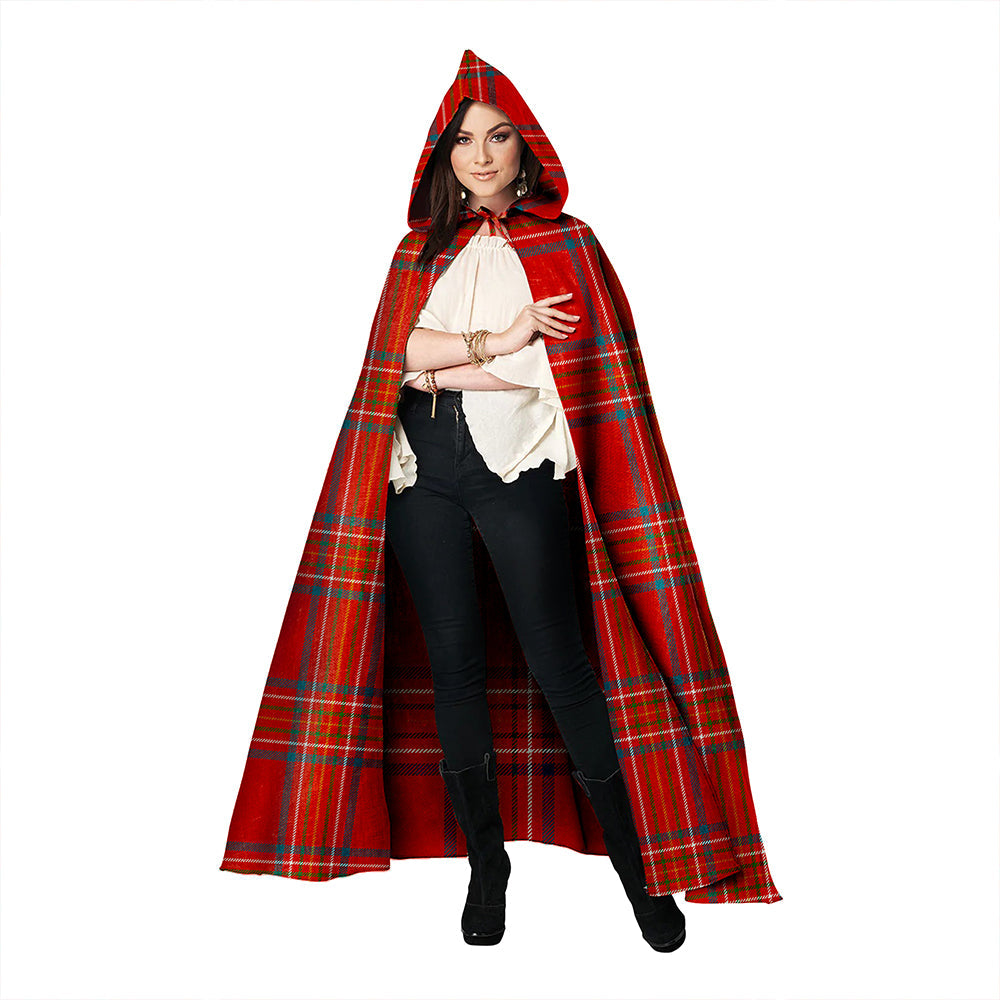 Burnett of Leys Ancient Clan Badge Tartan Hooded Cloak