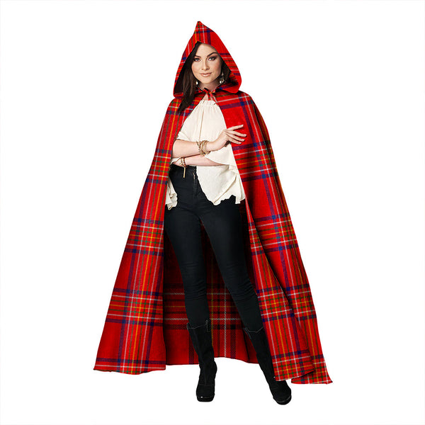 Burnett of Leys Modern Clan Badge Tartan Hooded Cloak