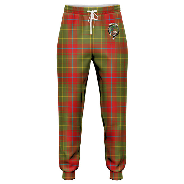 Burnett of Powis Modern Clan Badge Tartan Jogger Pants