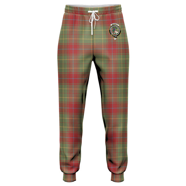 Burnett of Powis Weathered Clan Badge Tartan Jogger Pants