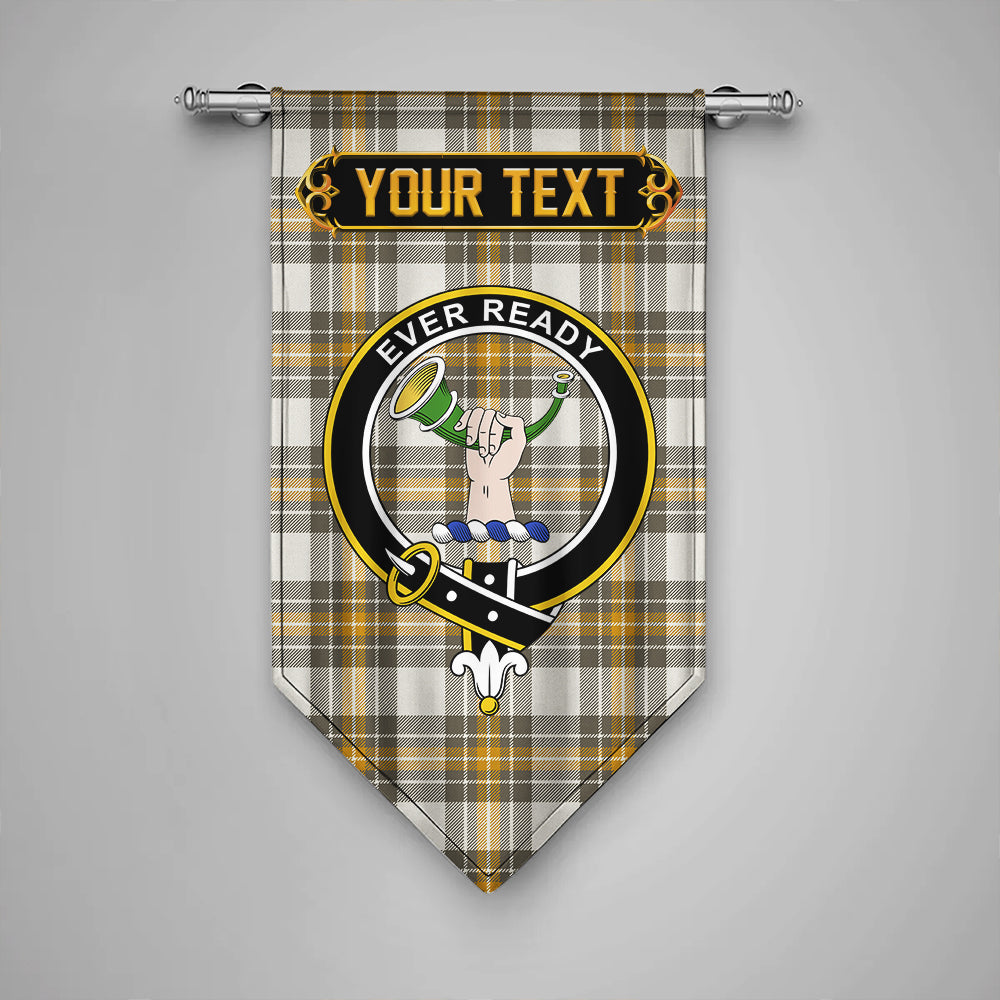 Burns Ancient Clan Badge Tartan Gonfalon Personalize