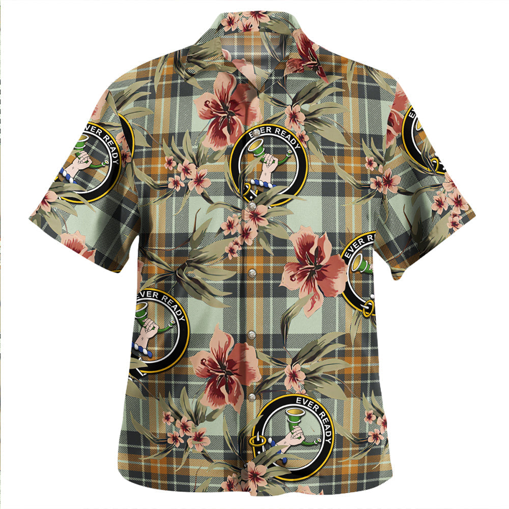 Burns Modern Clan Badge Tartan Aloha Hawaiian Shirt Tropical Old Style ...