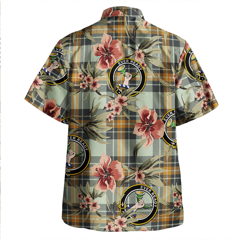 Burns Modern Clan Badge Tartan Aloha Hawaiian Shirt Tropical Old Style ...