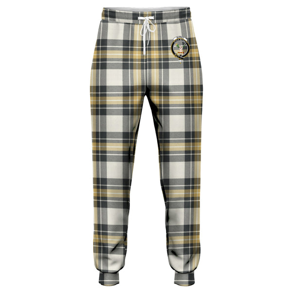 Burns Weathered Clan Badge Tartan Jogger Pants