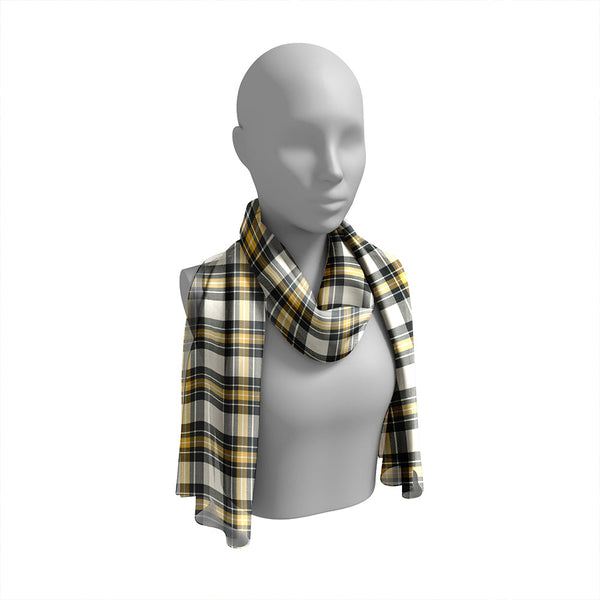 Burns Weathered Tartan Classic Silk Habotai Long Scarf