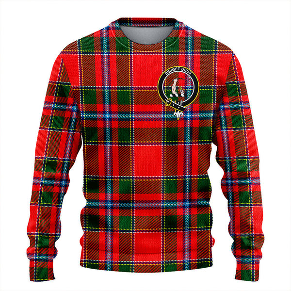 Butter Clan Badge Tartan Knitted Sweater