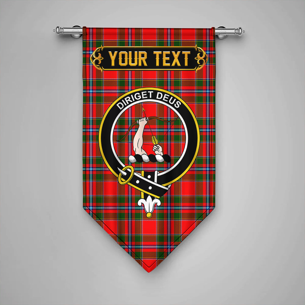 Butter Clan Badge Tartan Gonfalon Personalize