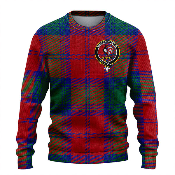 Byres Clan Badge Tartan Knitted Sweater