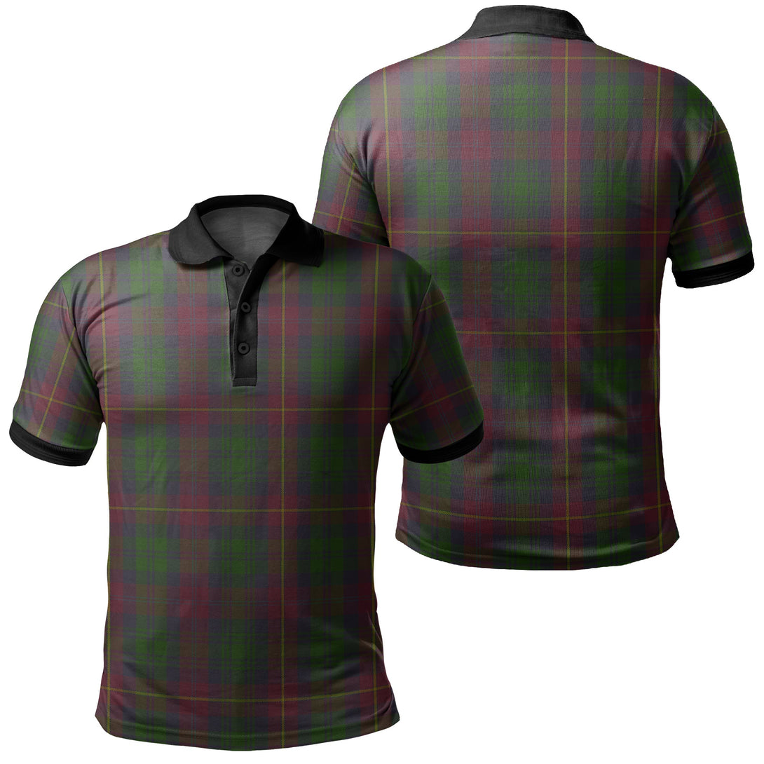 Cairns Tartan Classic Polo Shirt Black Neck 2 Style