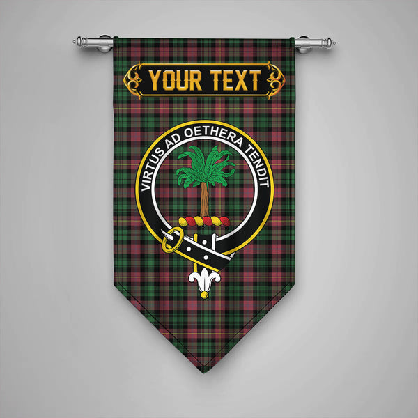 Cairns of Finavon Ancient Clan Badge Tartan Gonfalon Personalize