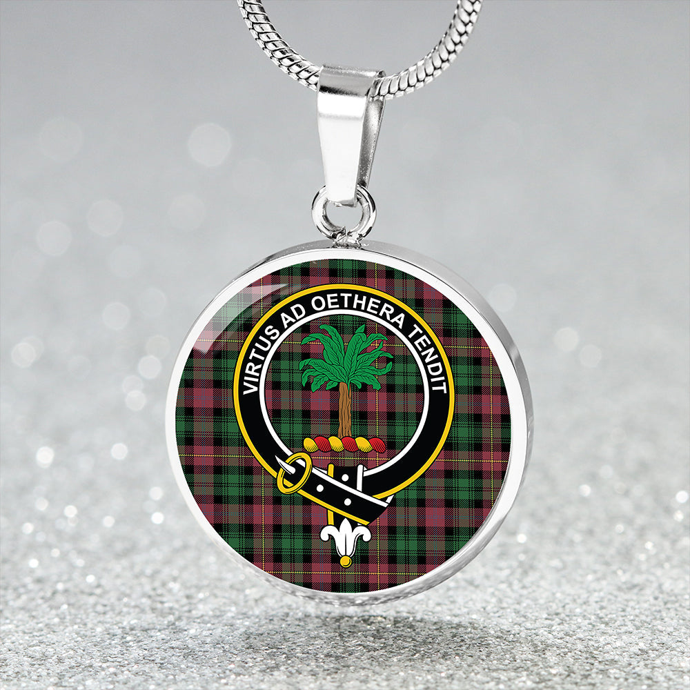 Cairns of Finavon Ancient Clan Badge Tartan Classic Circle Necklace