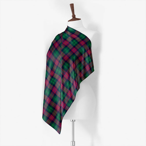 Cairns of Finavon Modern Tartan Classic Silk Habotai Square Scarf