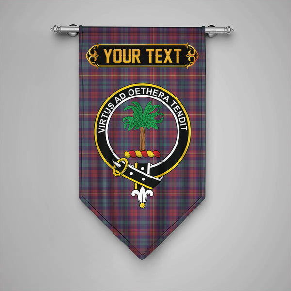 Cairns of Finavon Weathered Clan Badge Tartan Gonfalon Personalize