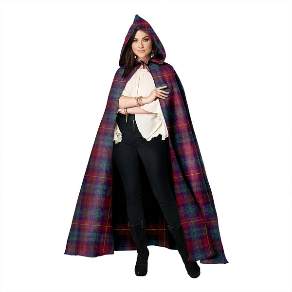 Cairns of Finavon Weathered Clan Badge Tartan Hooded Cloak