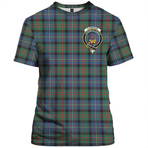 Cameron Modern Tartan Classic Crest T-Shirt