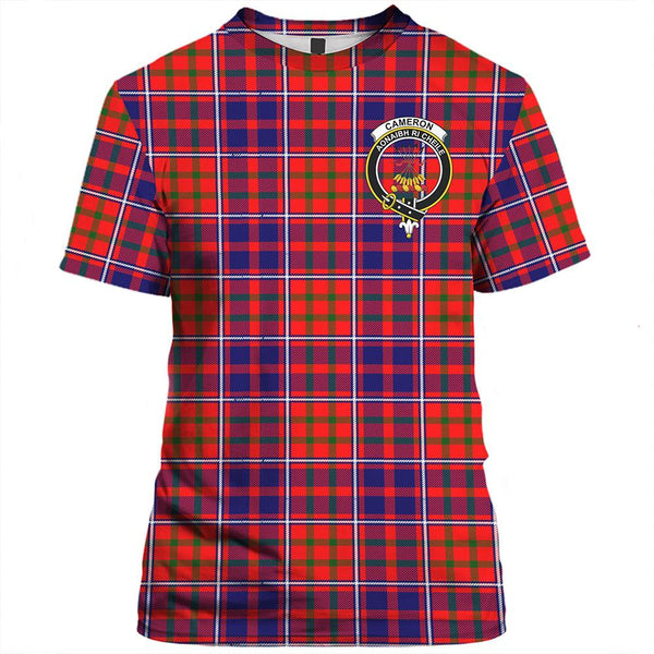 Cameron of Lochiel Ancient Tartan Classic Crest T-Shirt