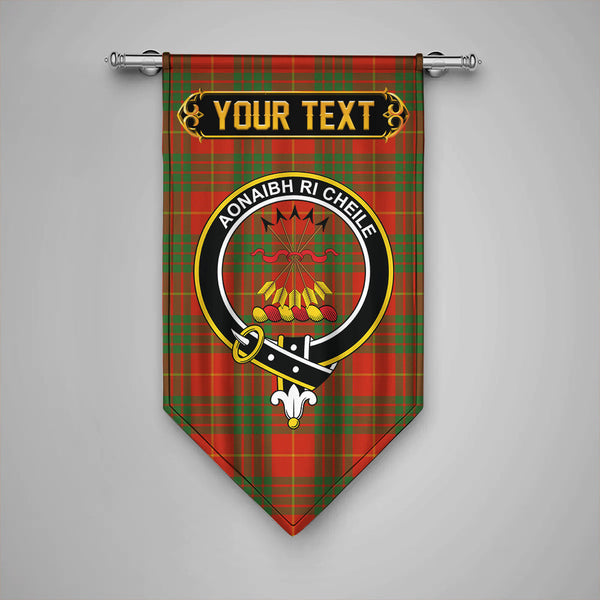 Cameron Ancient Clan Badge Tartan Gonfalon Personalize