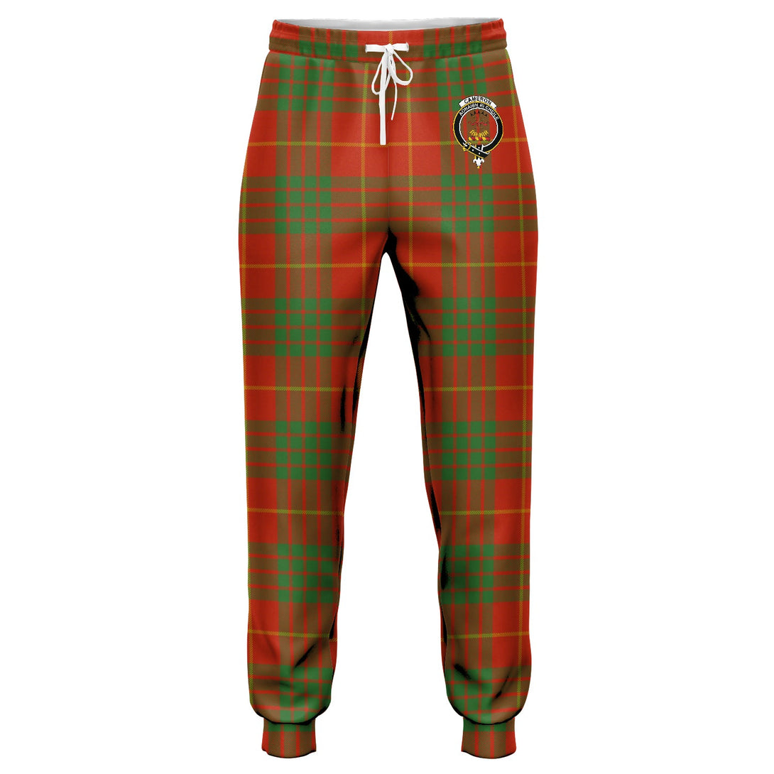 Cameron Ancient Clan Badge Tartan Jogger Pants