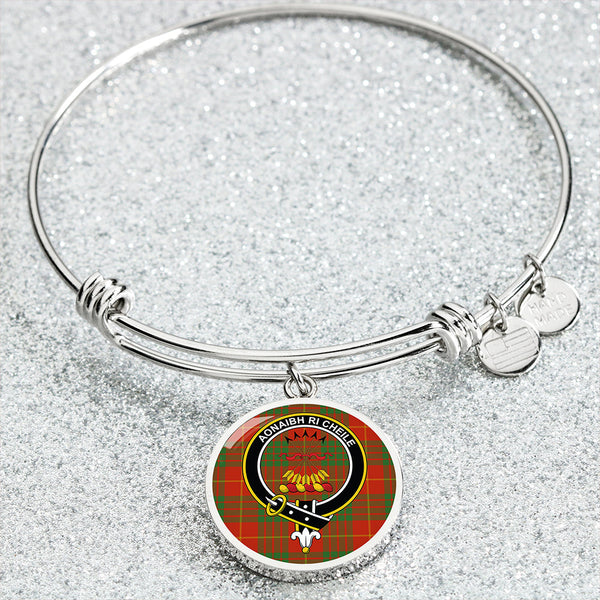 Cameron Ancient Clan Badge Tartan Classic Circle Bangle