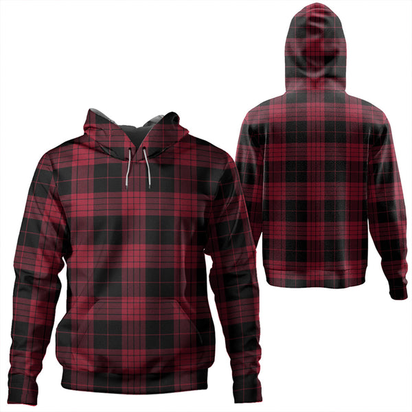 Cameron Black & Red Modern Tartan Classic Hoodie