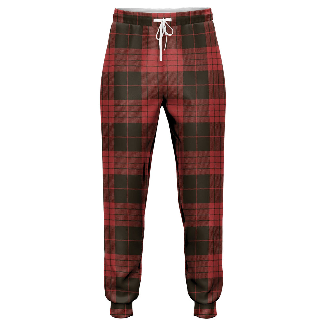 Cameron Black - Red Weathered Tartan Jogger Pants