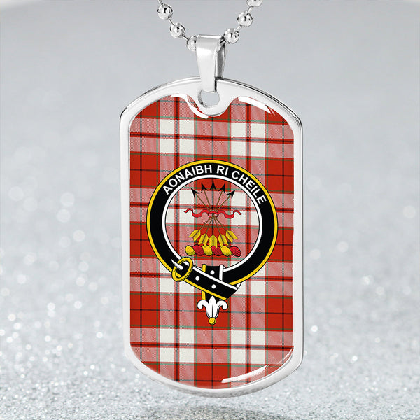 Cameron Hose Ancient 2 Clan Badge Classic Tartan Dog Tag Necklace