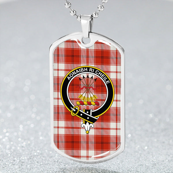 Cameron Hose #2 Ancient 2 Clan Badge Classic Tartan Dog Tag Necklace