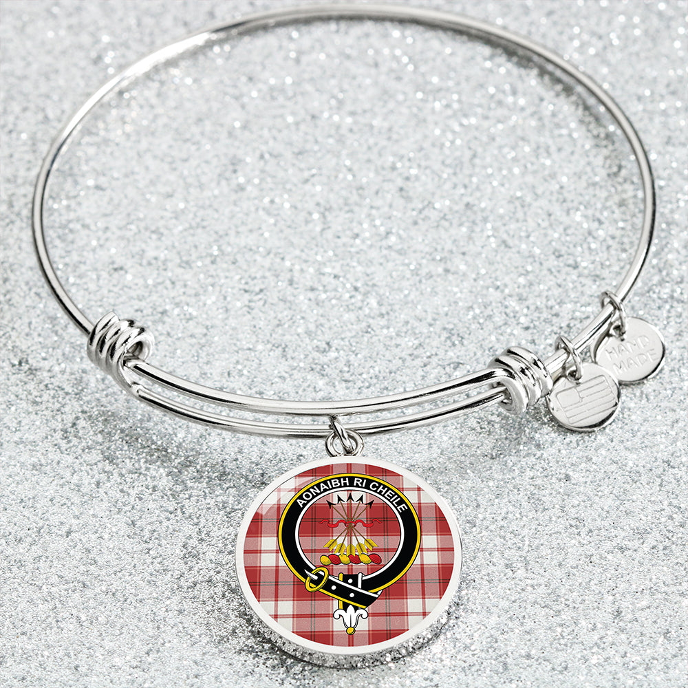 Cameron Hose #2 Weathered 2 Clan Badge Tartan Classic Circle Bangle