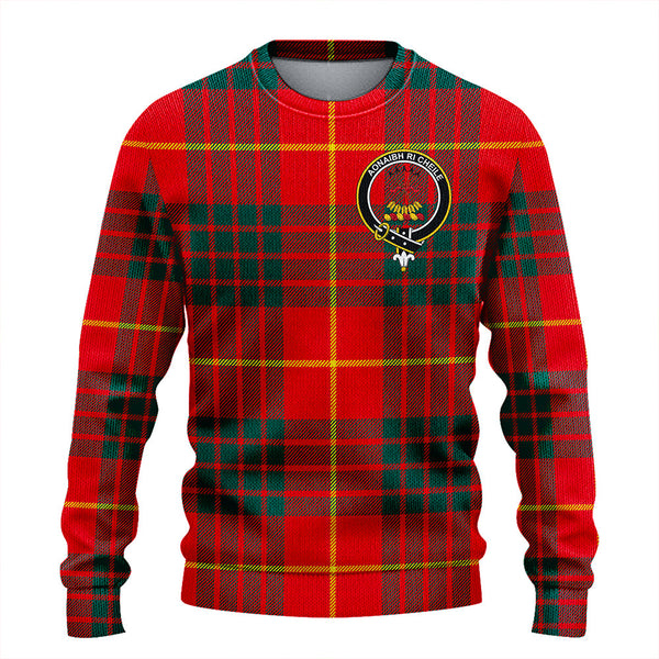 Cameron Modern 2 Clan Badge Tartan Knitted Sweater