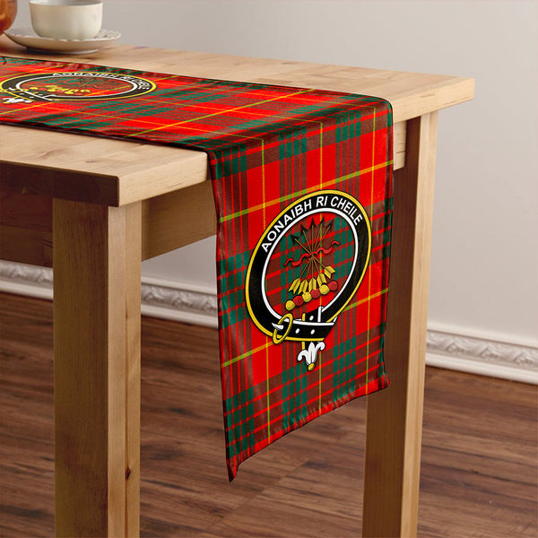 Cameron Modern 2 Clan Badge Tartan Table Runner