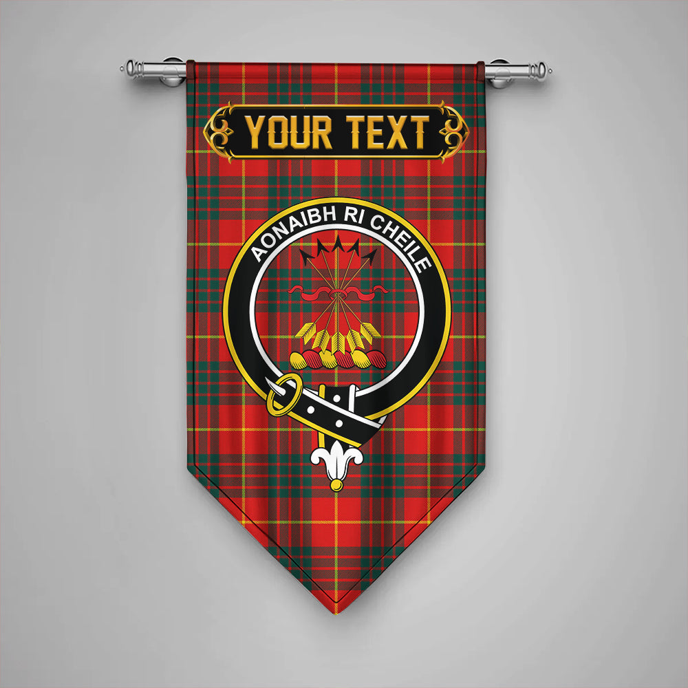 Cameron Modern 2 Clan Badge Tartan Gonfalon Personalize