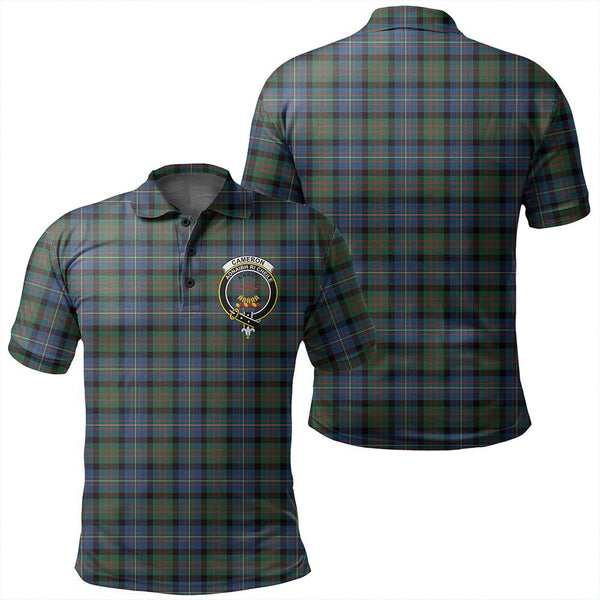 Cameron of Erracht Ancient Tartan Classic Crest Polo Shirt