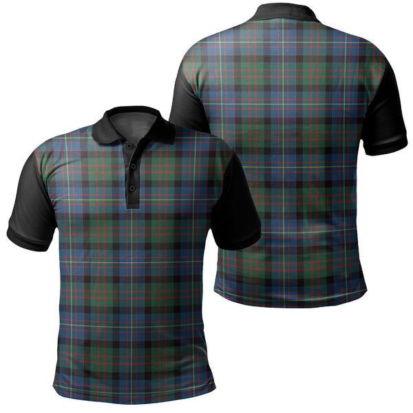 Cameron of Erracht Ancient Tartan Classic Polo Shirt Black Neck 1 Style