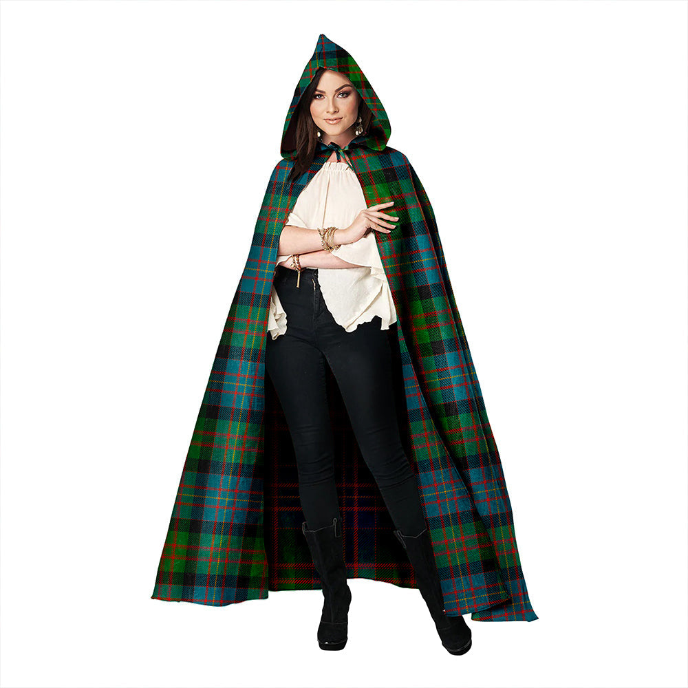 Cameron of Erracht Ancient 2 Clan Badge Tartan Hooded Cloak