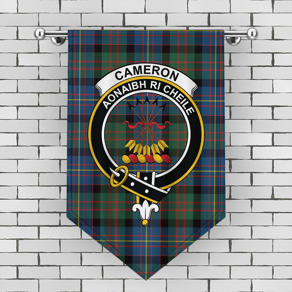 Cameron of Erracht Ancient Tartan Classic Crest Gonfalon | Celticprime ...